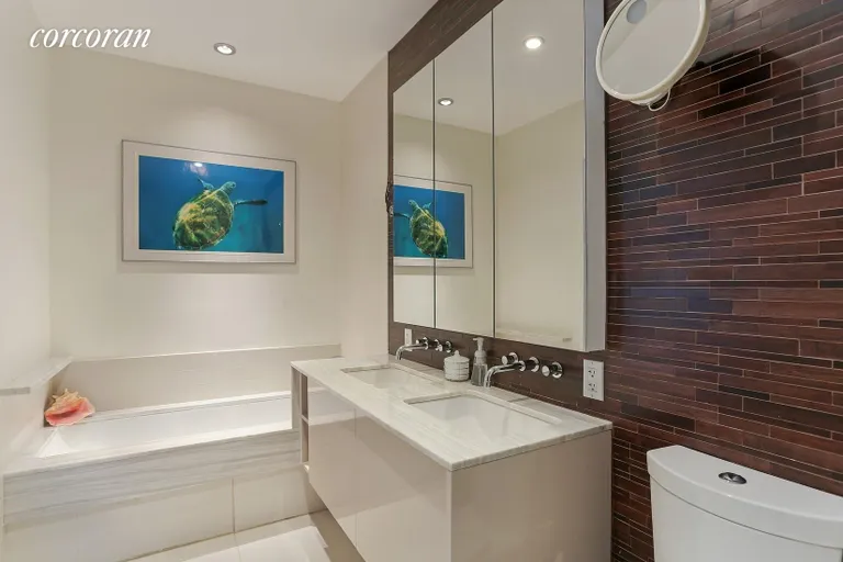 New York City Real Estate | View 2 Northside Piers, 31N | Master Bathroom | View 6