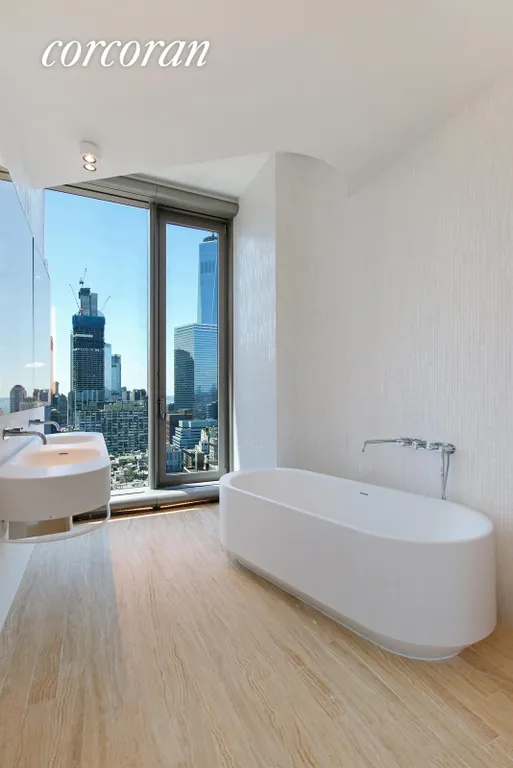 New York City Real Estate | View 56 Leonard Street, 28B EAST | Large 5 Fixture Master Bathroom | View 8