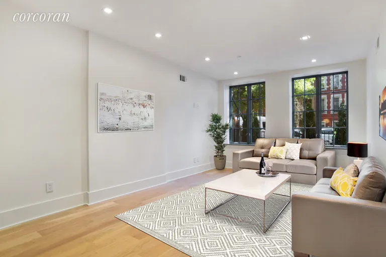 New York City Real Estate | View 633 Prospect Place, 1 | Living Room | View 4