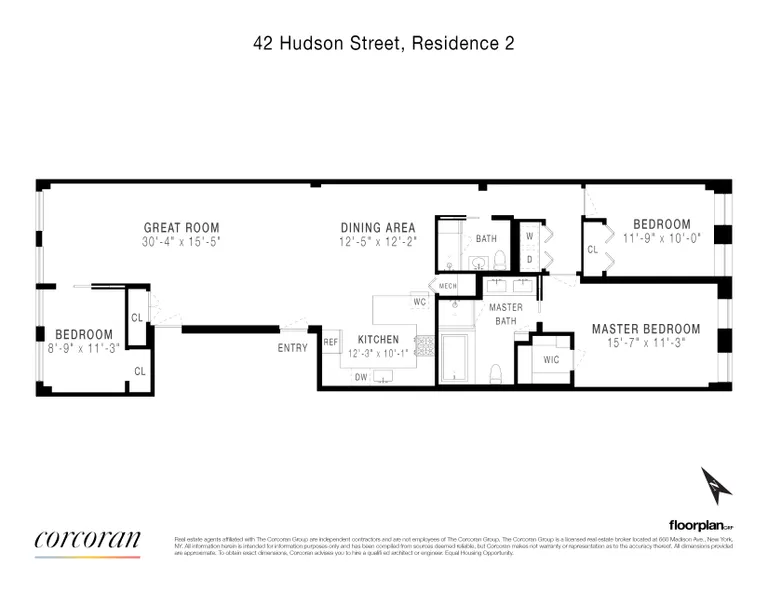42 Hudson Street, 2 | floorplan | View 11