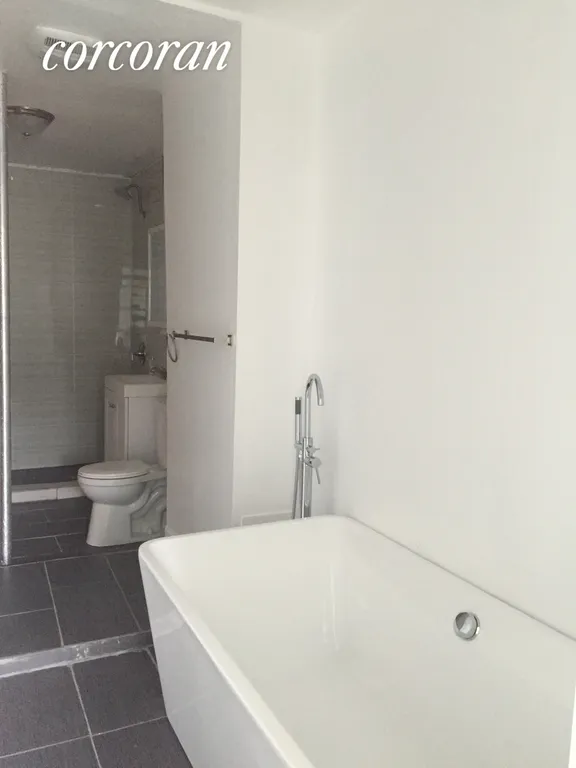 New York City Real Estate | View 494 19th Street, 2 | Bathroom with soaking tub and separate shower | View 7