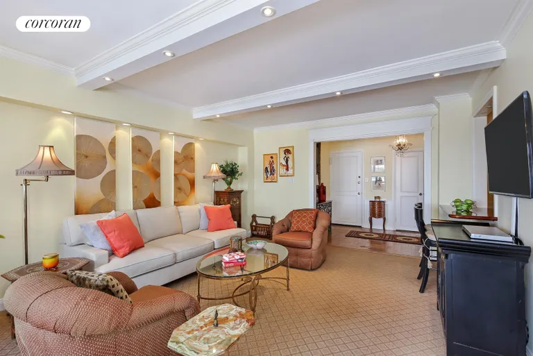 New York City Real Estate | View 50 Sutton Place South, 19H | Living Room | View 3