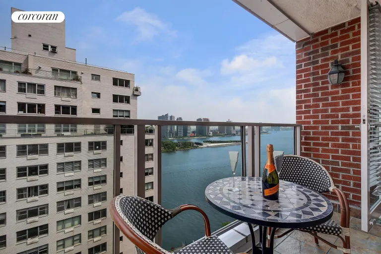 New York City Real Estate | View 50 Sutton Place South, 19H | 1 Bed, 2 Baths | View 1