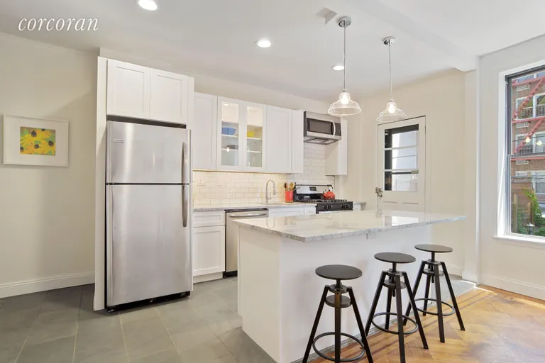 New York City Real Estate | View 295 East 7th Street | Fully renovated kitchen with all new appliances | View 2