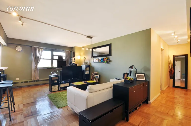 New York City Real Estate | View 195 Adams Street, 12E | Living Room | View 3