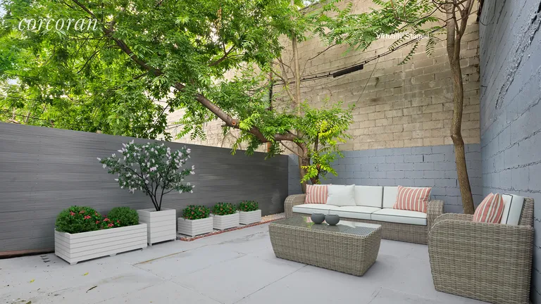 New York City Real Estate | View 242 Van Brunt Street | Private Backyard | View 7