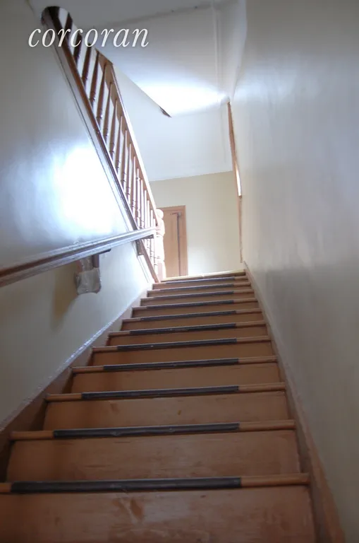 New York City Real Estate | View 122 2nd Street, 2 | Stairs up to Apartment | View 7
