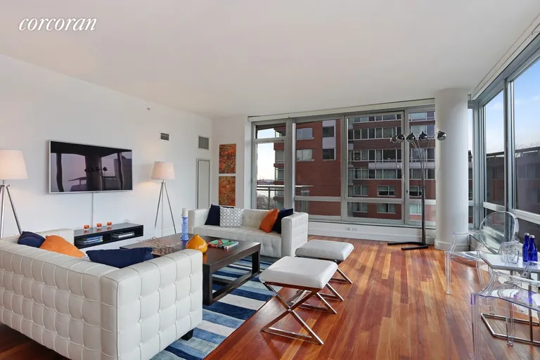 New York City Real Estate | View 30 West Street, 12F | Living Room | View 2