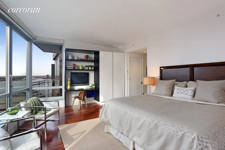 New York City Real Estate | View 30 West Street, 12F | Master Bedroom | View 4