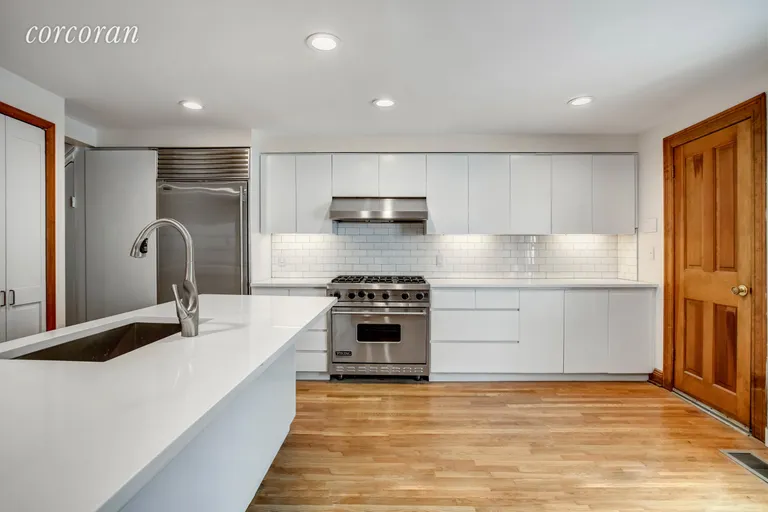 New York City Real Estate | View 350 1st Street | Updated kitchen has new countertops and backsplash | View 3