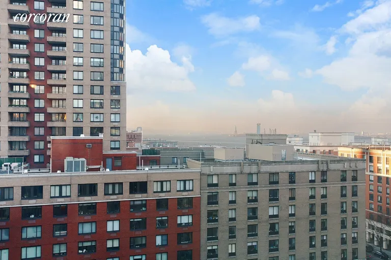 New York City Real Estate | View 225 Rector Place, 11H | View of Statue of Liberty | View 9