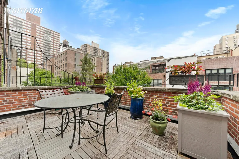 New York City Real Estate | View 131 West 94th Street | Master Bedroom Terrace | View 5