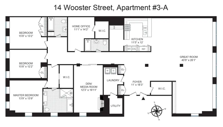 14-16 Wooster Street, 3FLR | floorplan | View 10