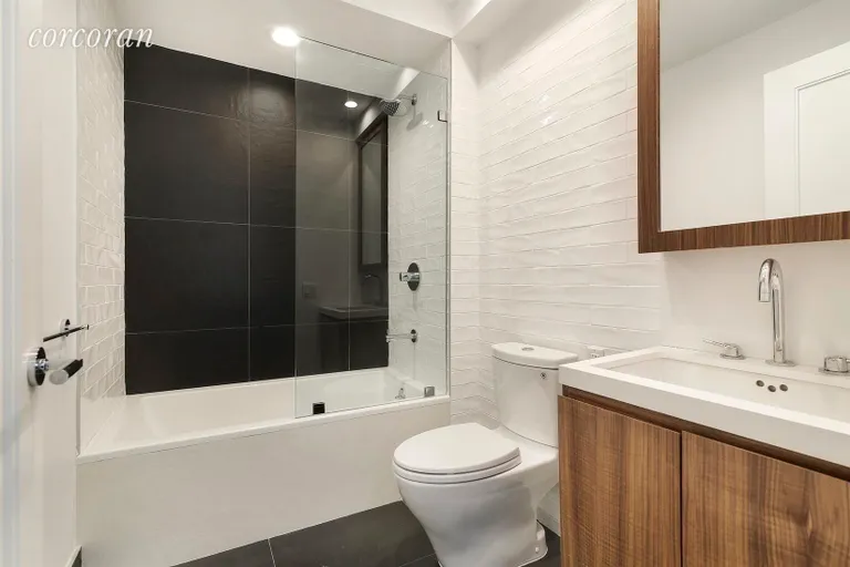 New York City Real Estate | View 730 Bergen Street, 2 | Second Bathroom with Custom Fixtures and Bathtub | View 7