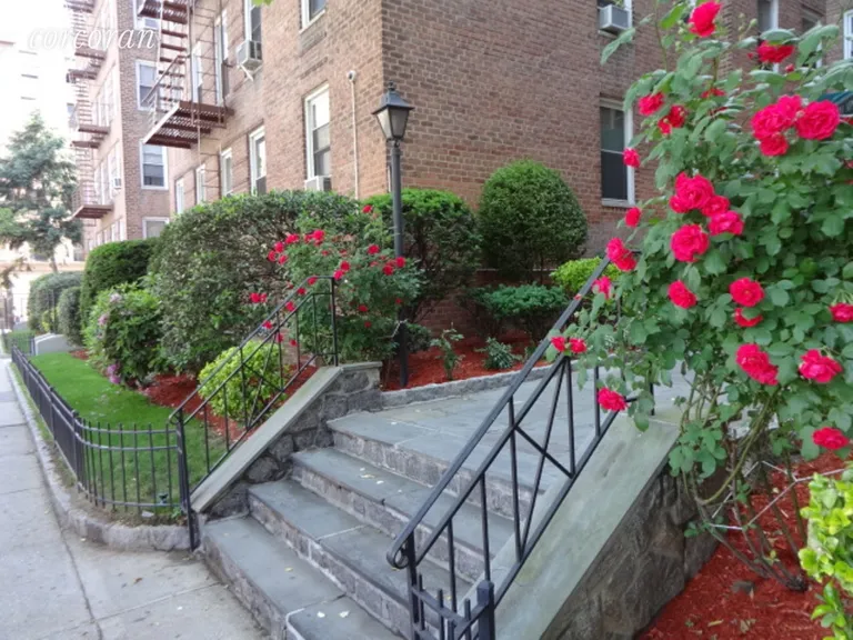 New York City Real Estate | View 2102 Holland Avenue, 4B | Beautiful flower landscaping | View 3