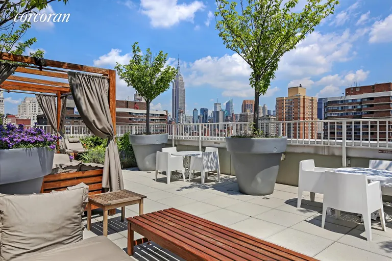 New York City Real Estate | View 340 East 23rd Street, 3F | Roof Deck | View 7