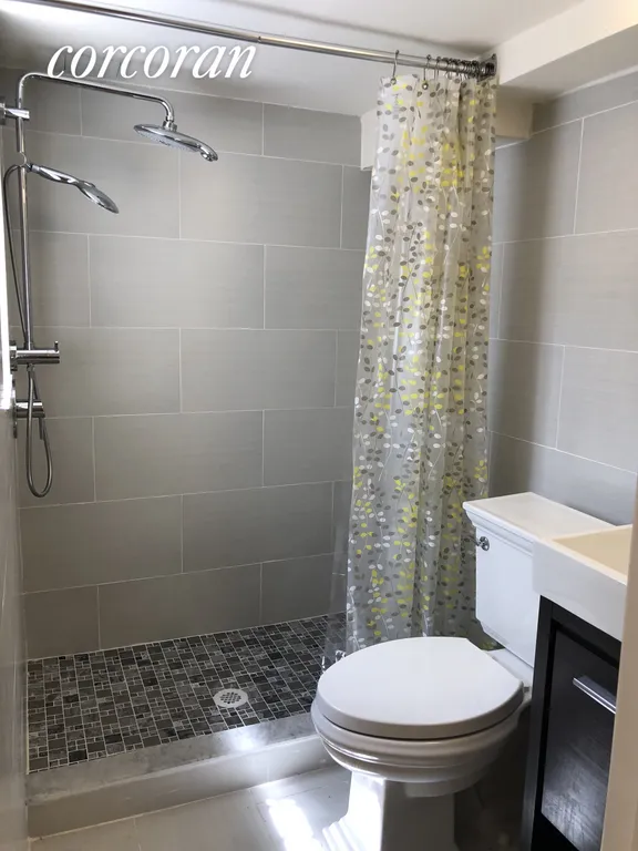 New York City Real Estate | View 44 Woodhull Street, 1 | 2nd Bathroom w/ waterfall shower head | View 8