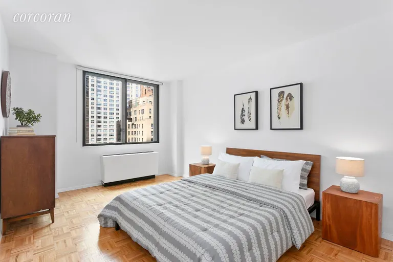 New York City Real Estate | View 300 East 54th Street, 9J | Grand Master Bedroom | View 3