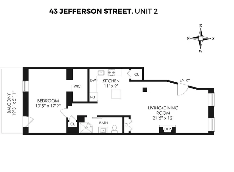 43 Jefferson Avenue, 2 | floorplan | View 11