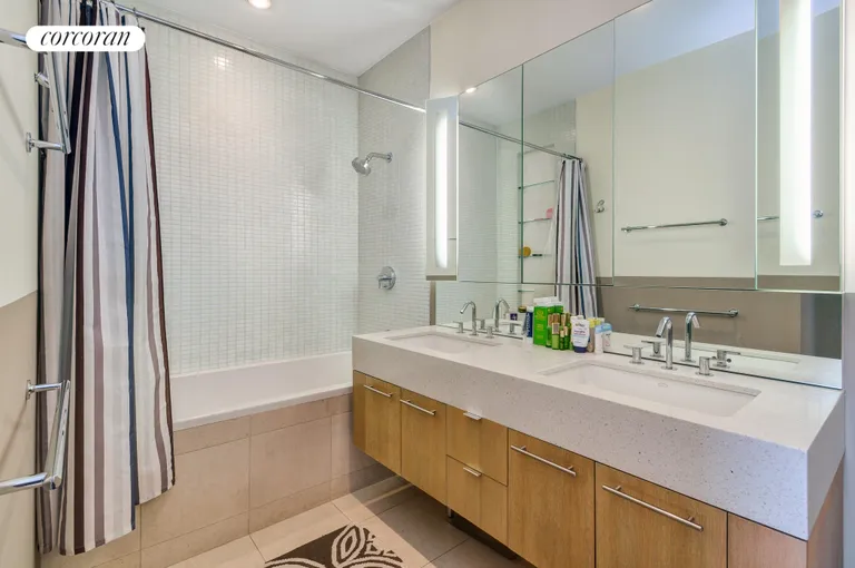 New York City Real Estate | View 85 Adams Street, 7A | Master Bathroom | View 5