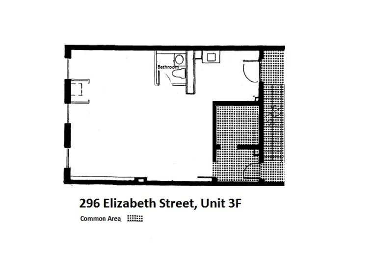 296 Elizabeth Street, 3F | floorplan | View 6