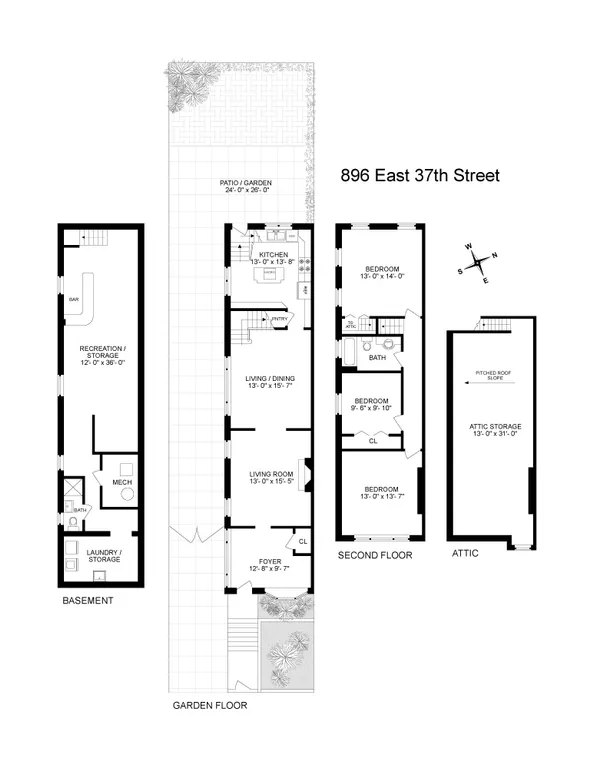 896 East 37th Street | floorplan | View 11