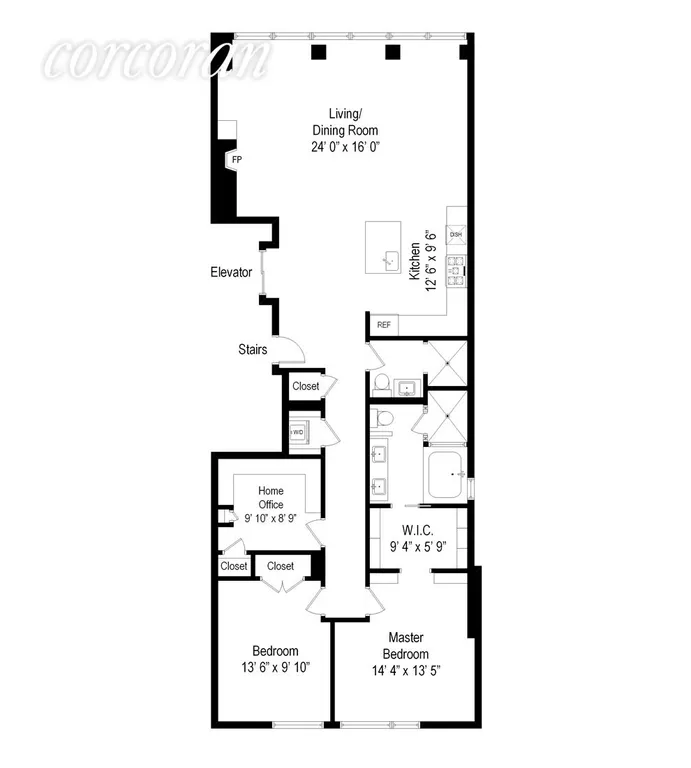 New York City Real Estate | View 181 Sullivan Street, 4 | Floor Plan | View 9