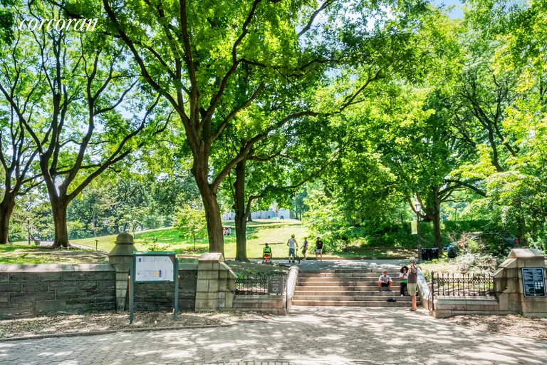 New York City Real Estate | View 164 Washington Park, 3 | Fort Greene Park entrance steps from this home | View 3