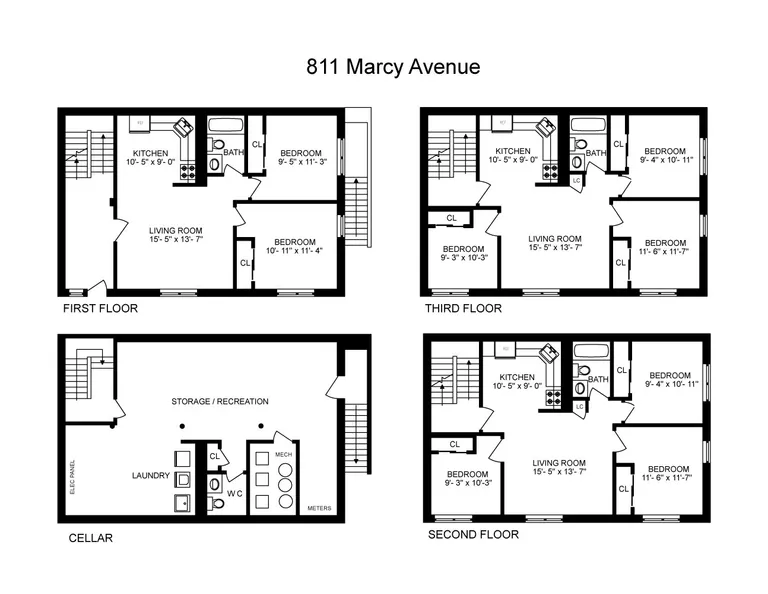 811 Marcy Avenue | floorplan | View 6