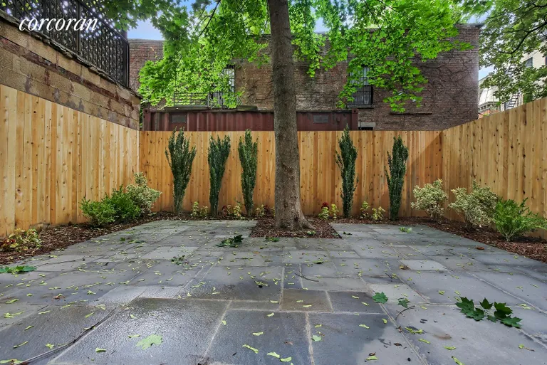 New York City Real Estate | View 215 Lafayette Avenue, A | Back Yard | View 2