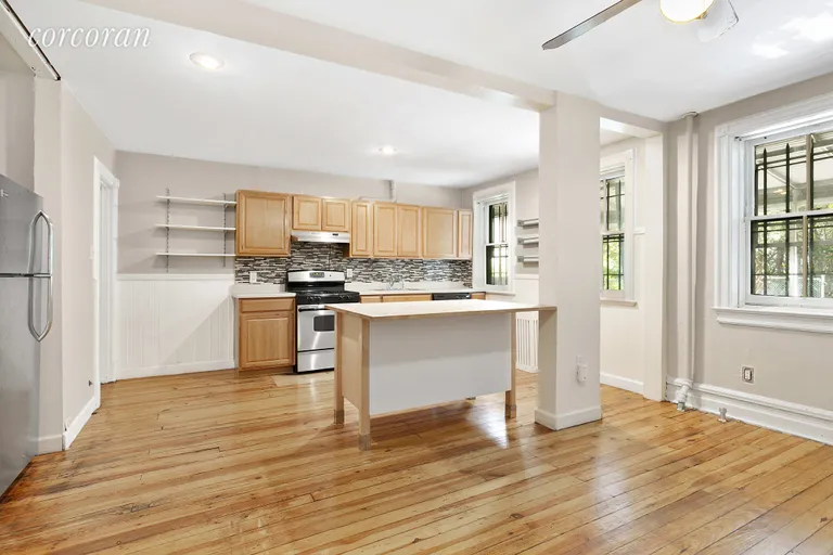 New York City Real Estate | View 196 Lenox Road, Garden | Enormous Eat-in Kitchen  | View 3
