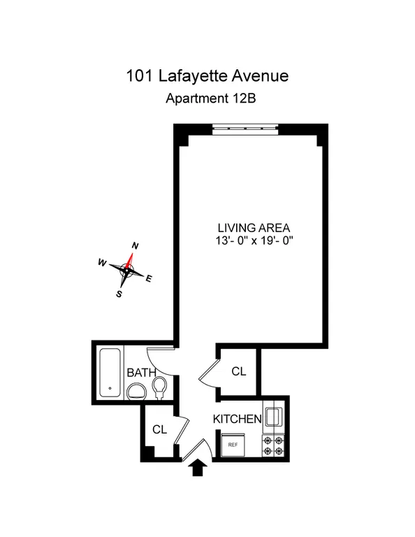 101 Lafayette Avenue, 12B | floorplan | View 8
