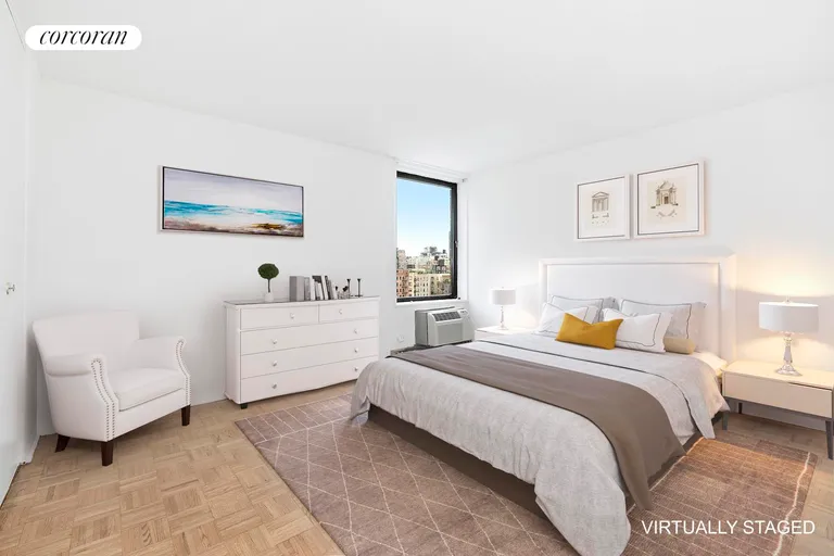 New York City Real Estate | View 1623 Third Avenue, 16C | Virtually Staged Bedroom | View 2