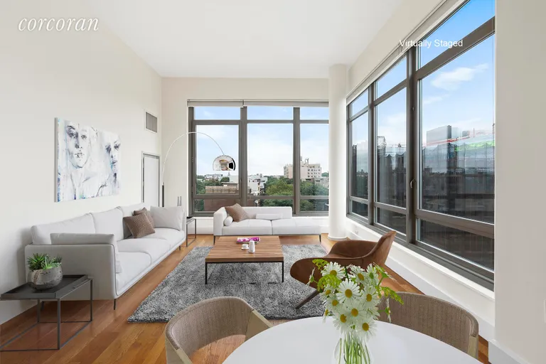 New York City Real Estate | View 315 Gates Avenue, 5E | Modern, open, living and dining, with great light | View 2