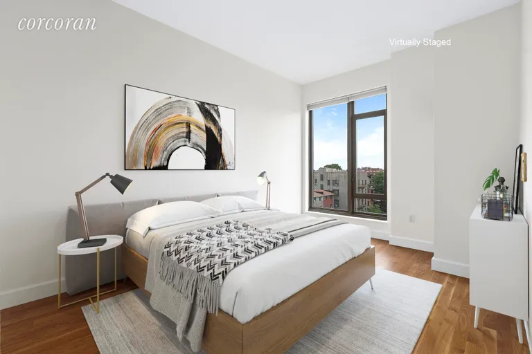 New York City Real Estate | View 315 Gates Avenue, 5E | Master bedroom suite | View 5