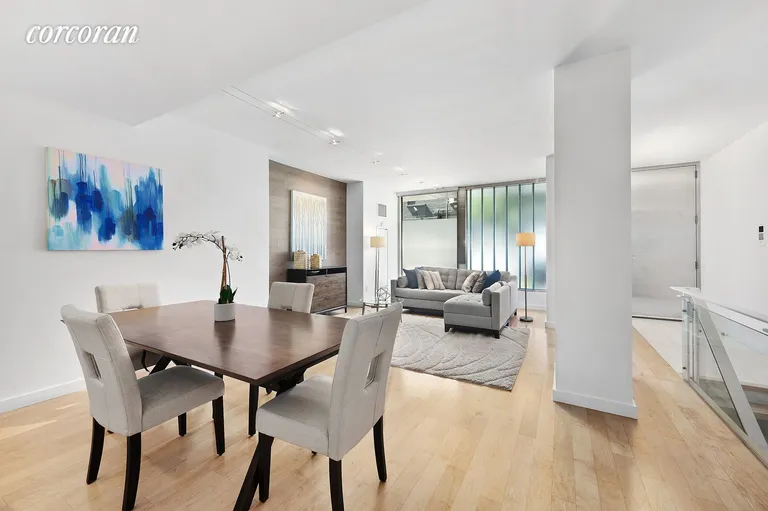 New York City Real Estate | View 447 West 18th Street, GDN3 | Main Floor Living/Dining Room | View 5