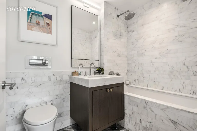New York City Real Estate | View 211 West 14th Street, 3B | Guest Bath (en-suite) | View 9