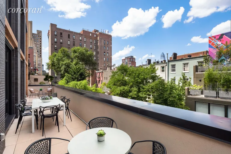 New York City Real Estate | View 211 West 14th Street, 3B | Private Terrace | View 2