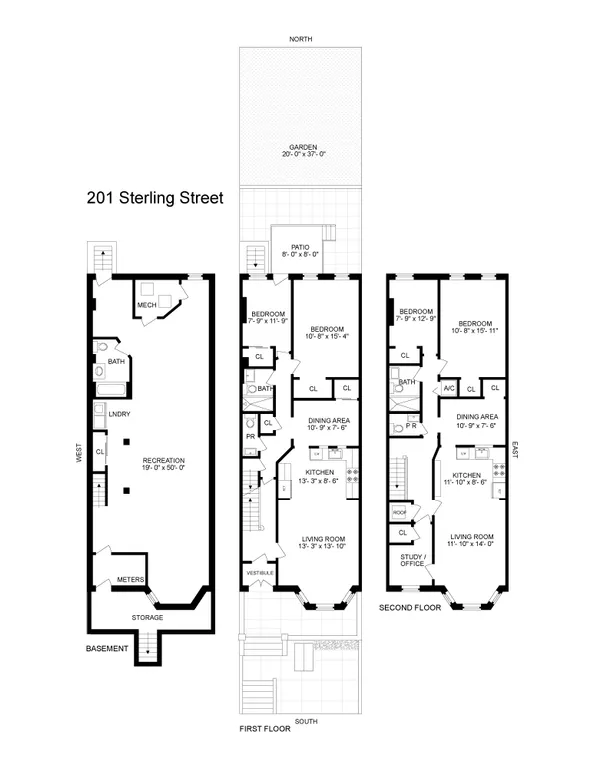 201 Sterling Street | floorplan | View 15