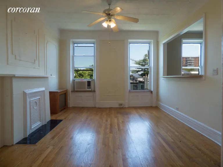 New York City Real Estate | View 243 12th Street, 3FL | 2 Beds, 1 Bath | View 1