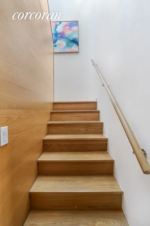 New York City Real Estate | View 107 3rd Street, 5 | Stairway to Upper Level | View 4