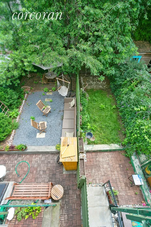 New York City Real Estate | View 242 Kingsland Avenue | Lush backyard! | View 6