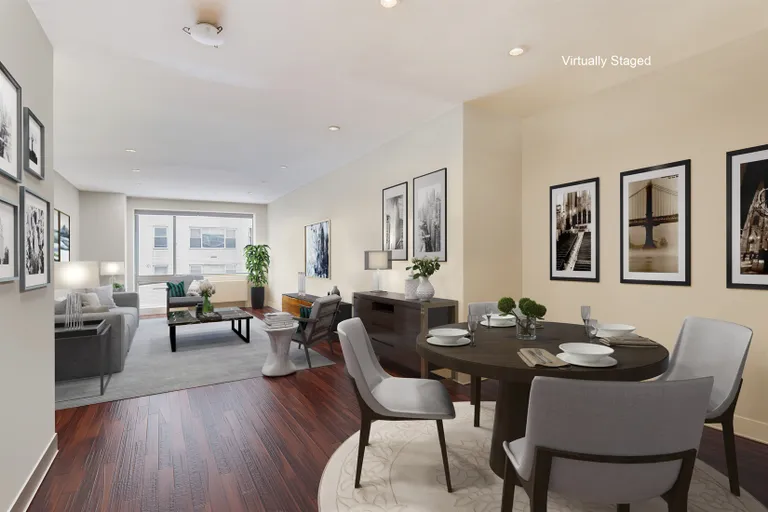 New York City Real Estate | View 201 East 80th Street, 10E | Expansive 28' Living and Dining Room | View 2