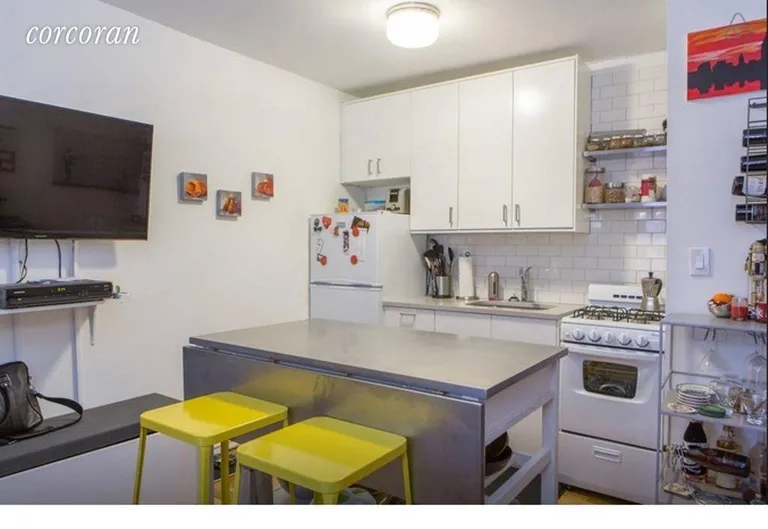 New York City Real Estate | View 417 Hicks Street, 3B | Renovated White kitchen | View 3