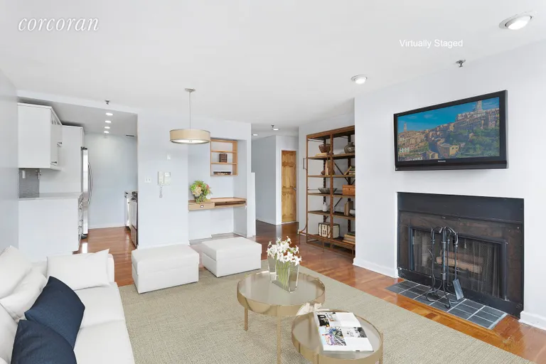 New York City Real Estate | View 121 Pacific Street, A4F | Staged living room area | View 2