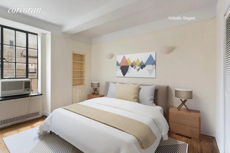 New York City Real Estate | View 350 West 57th Street, 11F | Bedroom Virtually Staged | View 4