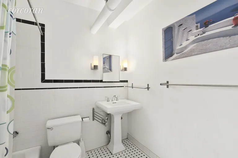 New York City Real Estate | View 131 Prince Street, 7R | Bathroom with Shower | View 4