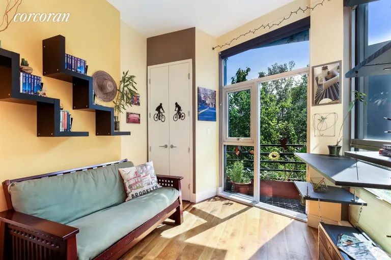 New York City Real Estate | View 655 Washington Avenue, 3A | Terrace Off the Second Bedroom | View 4