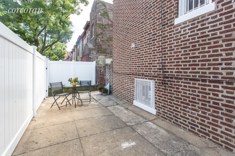 New York City Real Estate | View 2424 Cortelyou Road | Paved portion of the yard | View 17