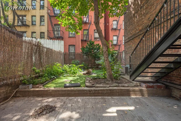 New York City Real Estate | View 114 Saint Marks Place, 1-2 | Back Yard | View 9